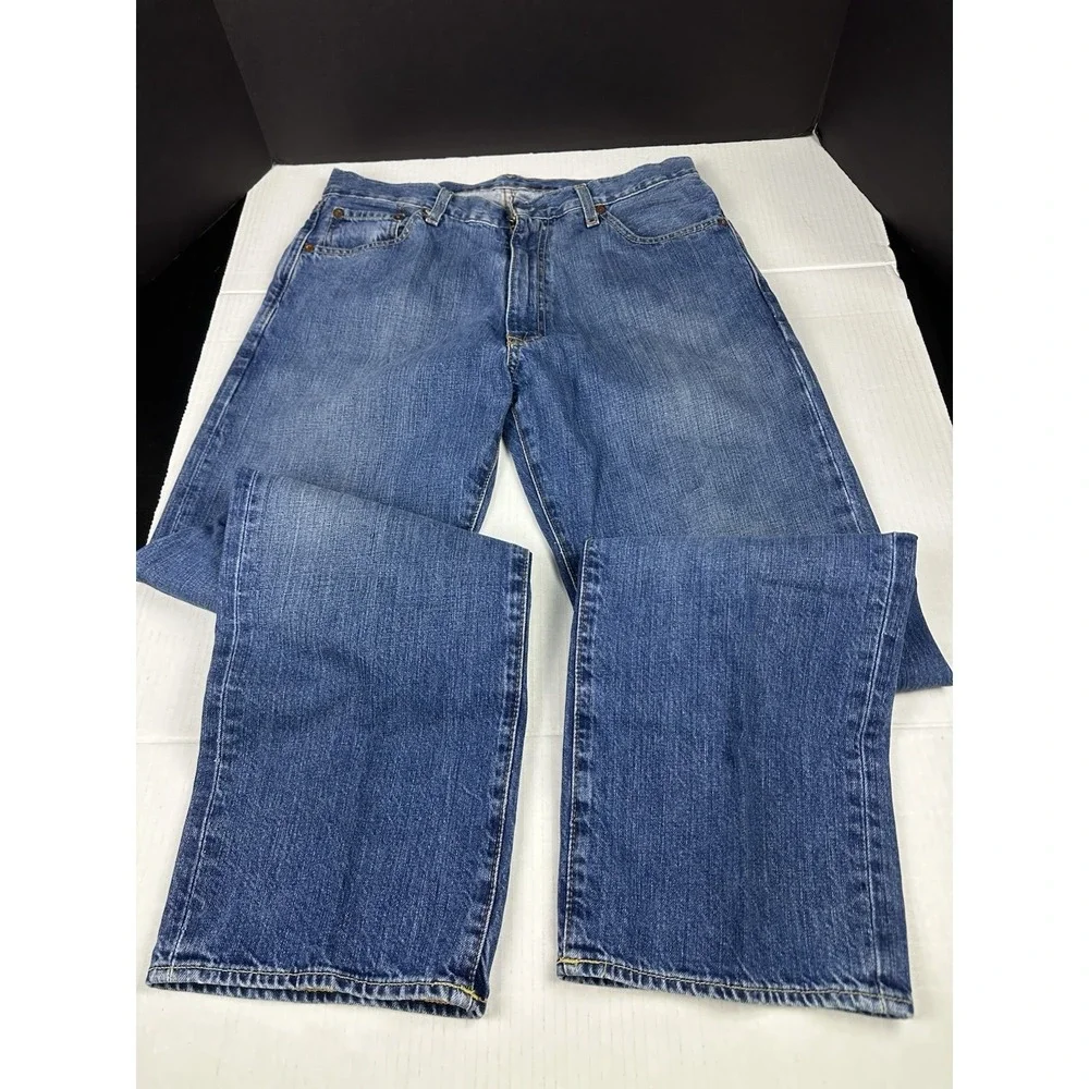 Polo Ralph Lauren Co. Y2K VTG Men's 32x32 Denim Blue Jeans Pants Streetwear